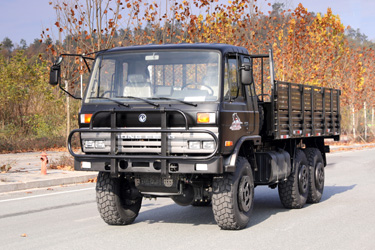 六驅(qū)EQ2102G/246越野運(yùn)兵車_6×6東風(fēng)平頭153底盤改裝載貨汽車_3.5噸級排半經(jīng)典卡車