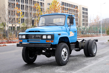 170馬力東風(fēng)4×4尖頭底盤_四驅(qū)前2.5噸后8噸專用車_長越野全驅(qū)定制廠家