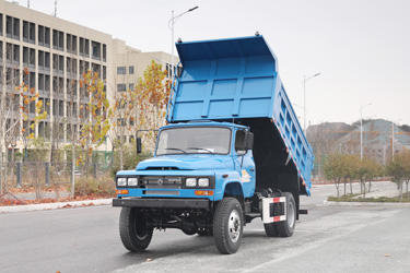 170馬力東風4×4越野尖頭自卸_四驅前2.5噸后8噸專用翻斗車_全驅定制液壓舉升工程車